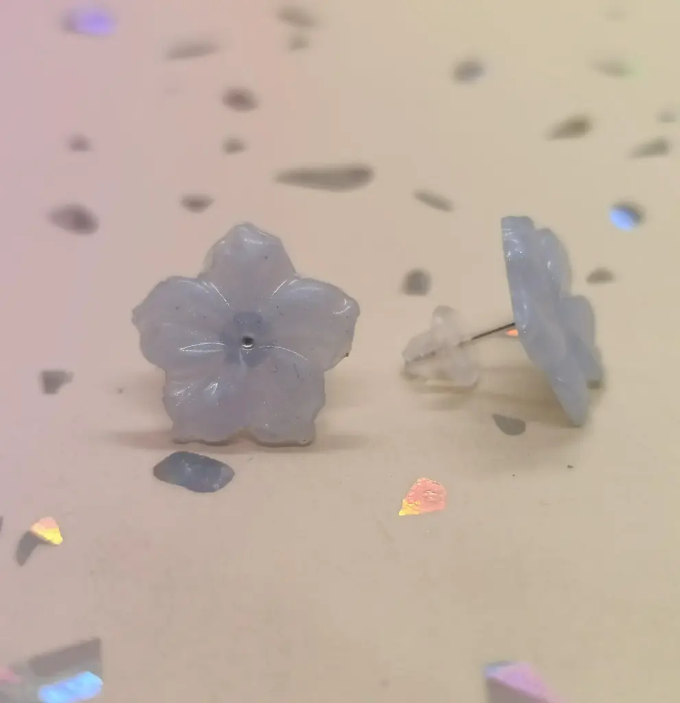 Eisblumen Ohrringe